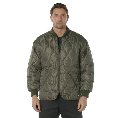 Rothco Concealed Carry Quilted Woobie Jacket in Olive Drab – Size Large