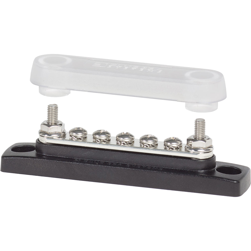 Blue Sea Systems MiniBus 2314 100 Ampere Common BusBar with Cover for Electronics Cabinets