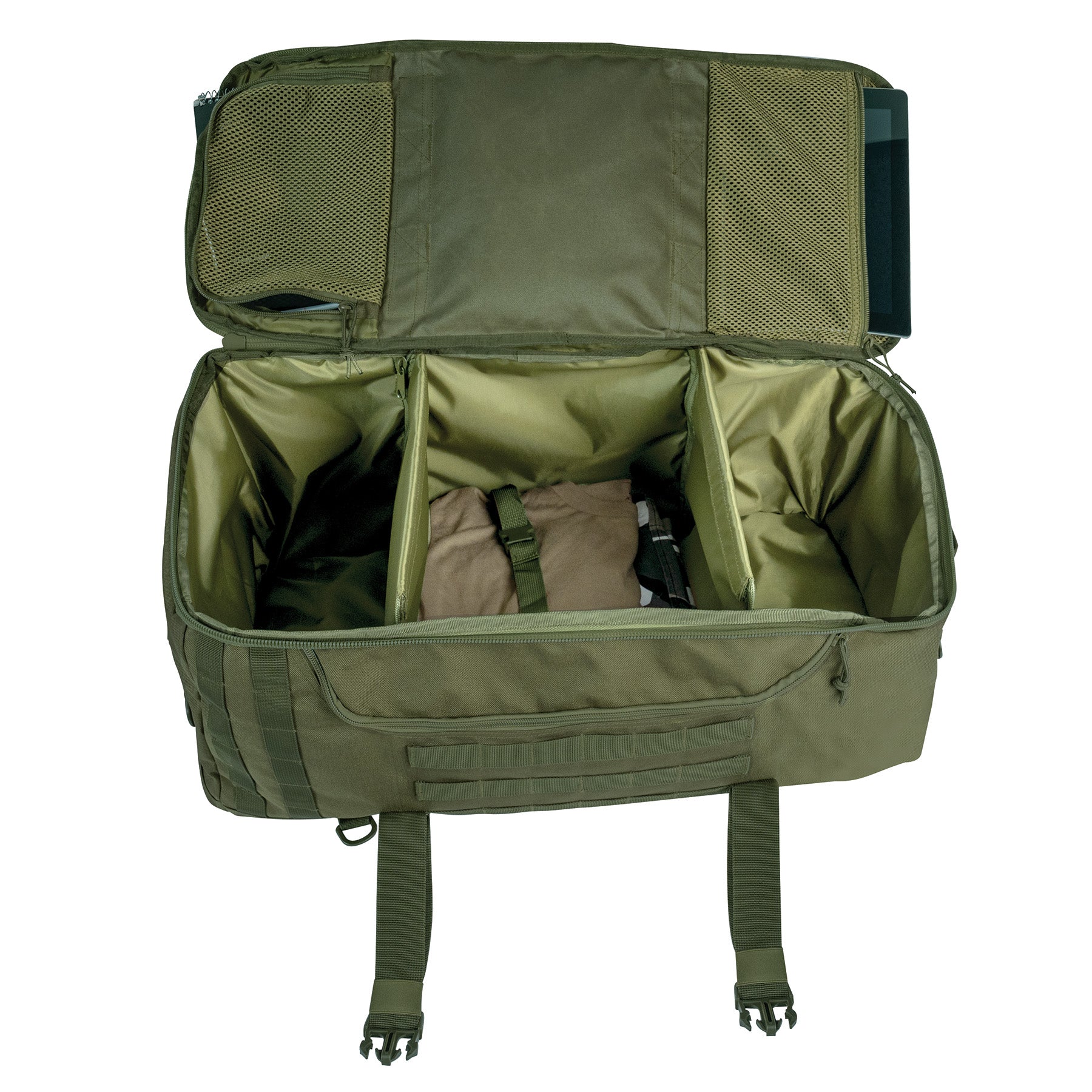 Rothco 3-In-1 Convertible Mission Bag Olive Drab – Tactical Duffel Backpack with MOLLE Webbing
