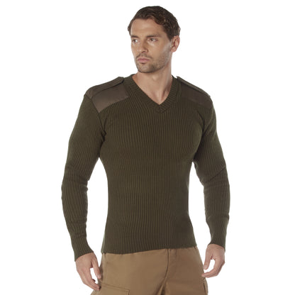 Rothco G.I. Style Acrylic V-Neck Sweater 2XL Olive Drab