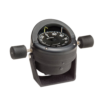 Ritchie HB-845 Helmsman Steel Boat Compass with Reinforced Bracket and Green NiteVu Lighting