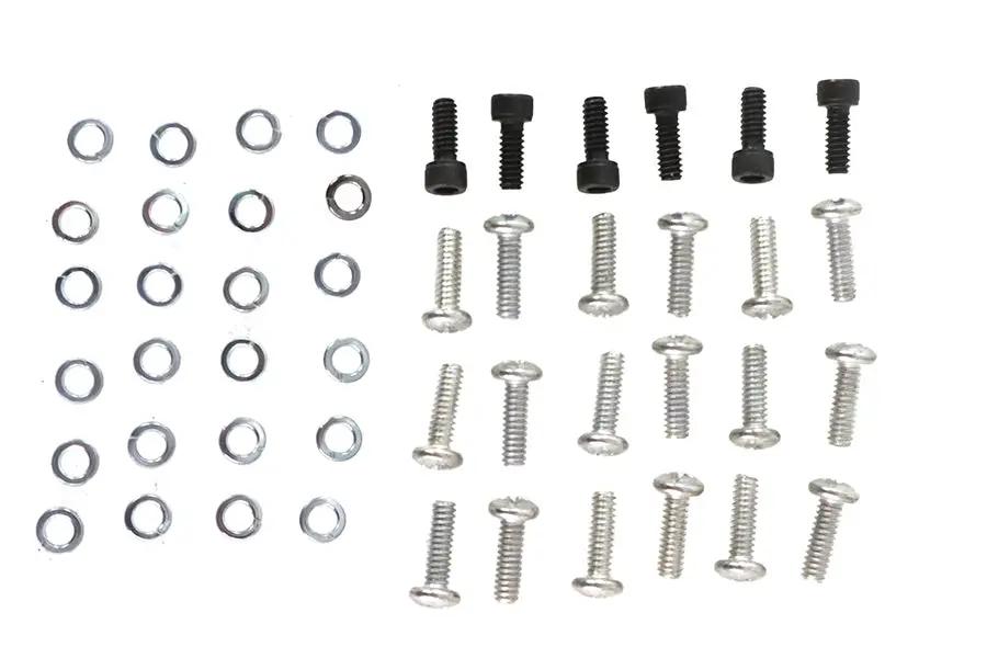 Colony Panhead Valve Cover Screws Cadmium Set for Harley Davidson FL 1948-1954 by Colony