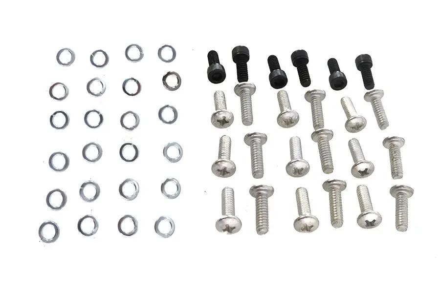 Colony Panhead Valve Cover Screws Cadmium Set for Harley Davidson FL 1948-1954 by Colony
