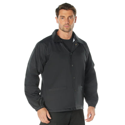 Rothco Lined Coaches Security Jacket Size 5XL - Durable Wind and Rain Protection with Warm Fleece Lining