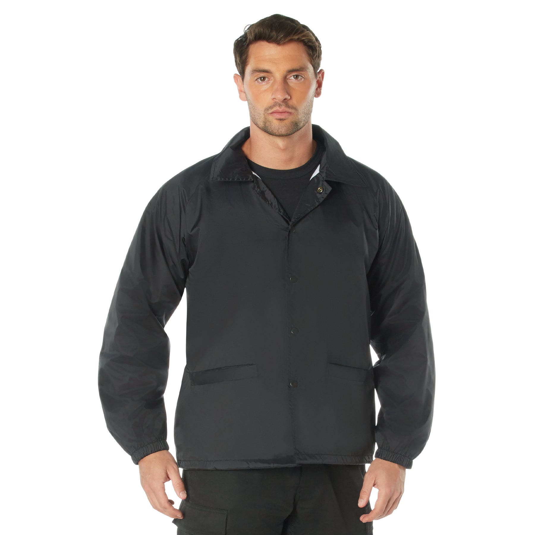 Rothco Lined Coaches Security Jacket Size 5XL - Durable Wind and Rain Protection with Warm Fleece Lining