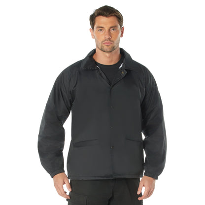 Rothco Lined Coaches Security Jacket Size 3XL - Durable Outer Shell with Warm Fleece Lining