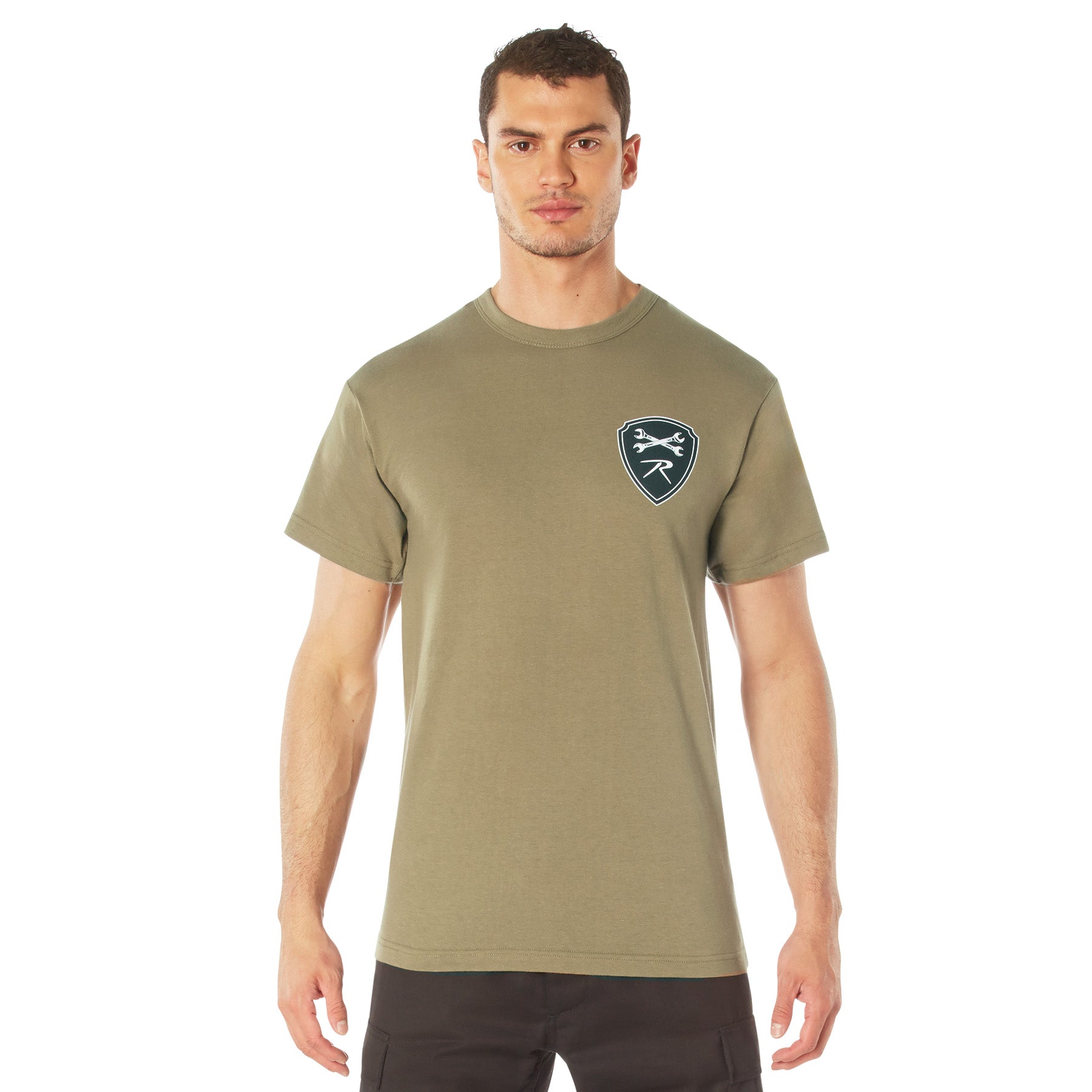 Military Grade Workwear Bottle Cap T-Shirt by Brand - Size 2XL, Coyote Brown
