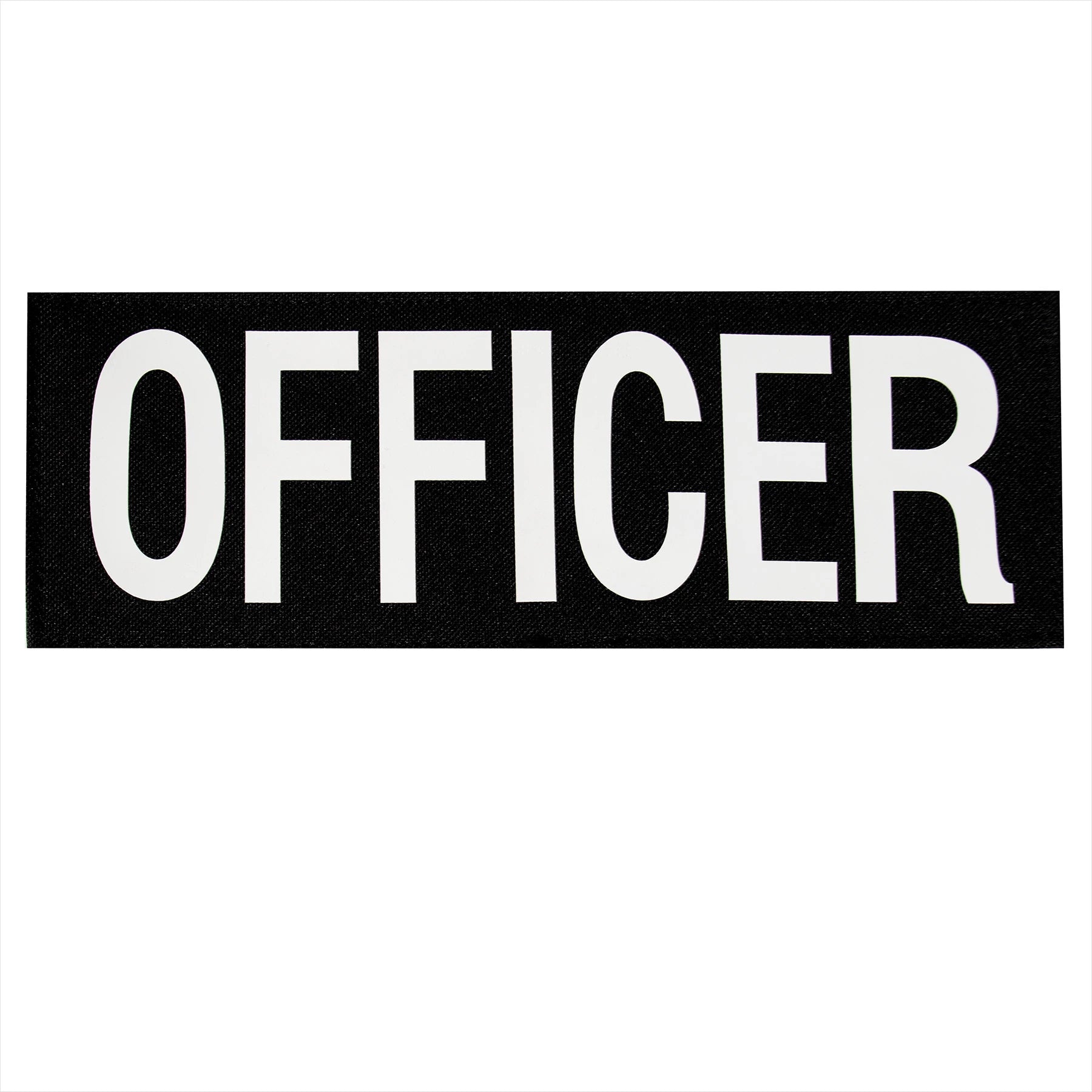 Rothco Officer Patch with Hook Back Size Small - Tactical Uniform Insignia