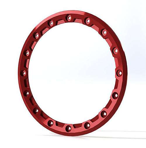 BULLITE 15-inch Red Beadlock Ring - Part Number SQ1501606-RED