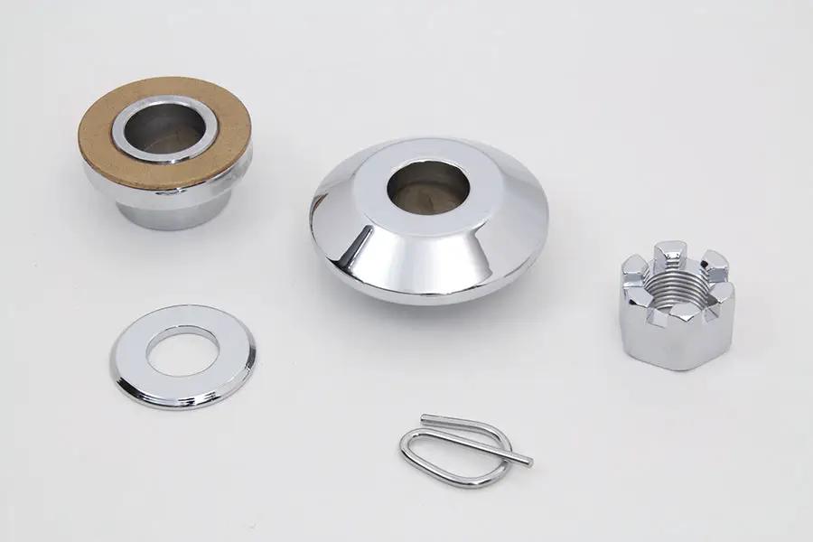 Colony Chrome Front Axle Spacer Kit Smooth Style for Harley Davidson FLSTS by Colony