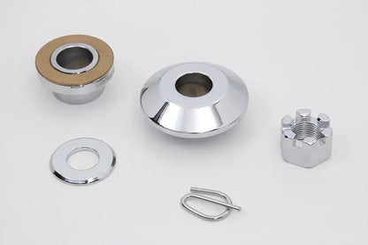 Colony Chrome Front Axle Spacer Kit Smooth Style for Harley Davidson FLSTS by Colony