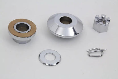 Colony Chrome Front Axle Spacer Kit Smooth Style for Harley Davidson FLSTS by Colony