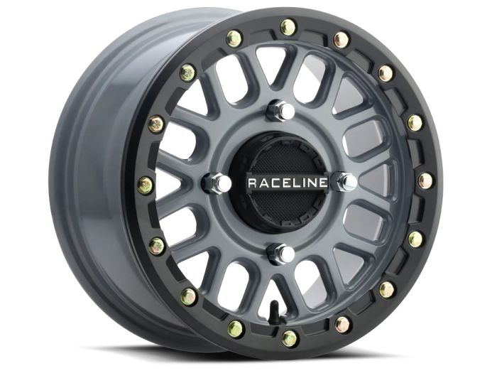 RACELINE Podium Stealth Grey 15x6 Wheel with 4x156 Bolt Pattern and +40mm Offset - Part #A93SG-56056+40