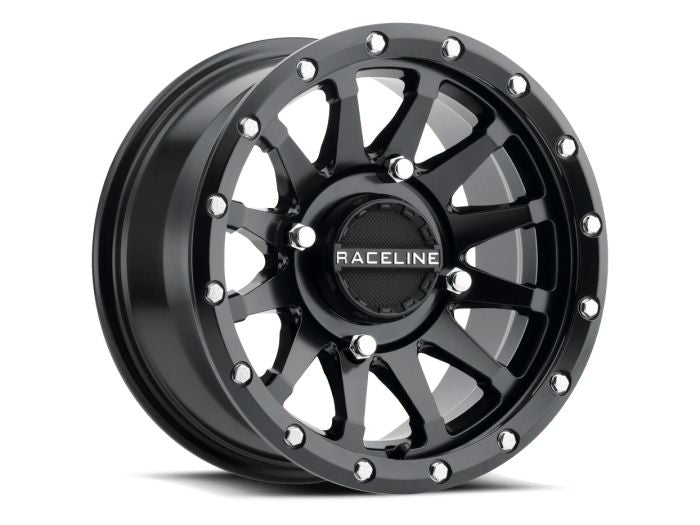 RACELINE Trophy Black 14x7 Wheel with 4x156 Bolt Pattern and +38mm Offset