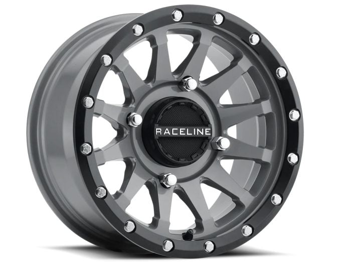 Raceline Trophy Stealth Grey 14x7 Wheel with 4x137 Bolt Pattern and +10mm Offset