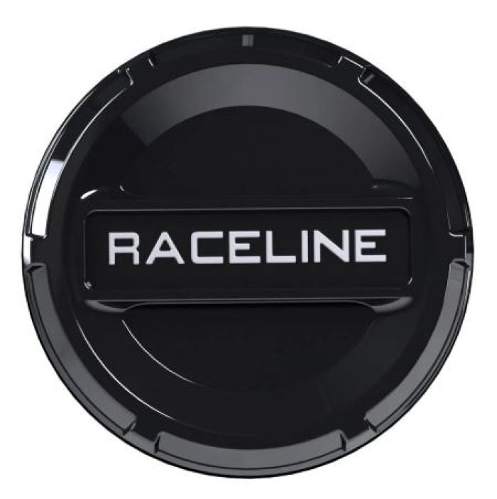 RACELINE UTV Cap Fits 4x137/156 Gloss Black with Decal Pack - Part Number CPR-A13GB-156D