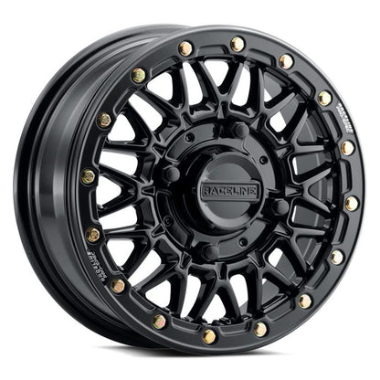 Raceline A15GB Omega Gloss Black 15x6 Inch Wheels with 4x137 Bolt Pattern and +40mm Offset