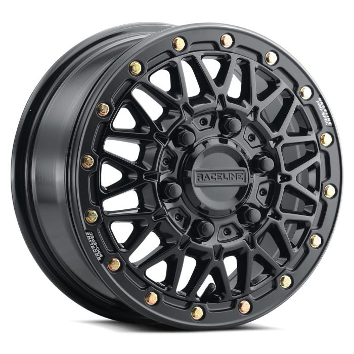RACELINE A15GB Omega Gloss Black 15x6.5 Inch Wheel with 6x139.7 Bolt Pattern and +74mm Offset