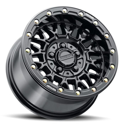 RACELINE A15GB Omega Gloss Black 15x7 Wheel with 5x114.3 Bolt Pattern and +25mm Offset