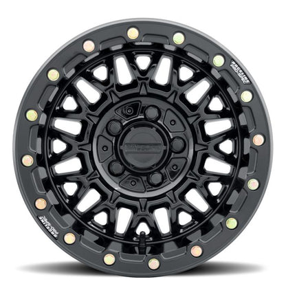 RACELINE A15GB Omega Gloss Black 15x7 Wheel with 5x114.3 Bolt Pattern and +25mm Offset