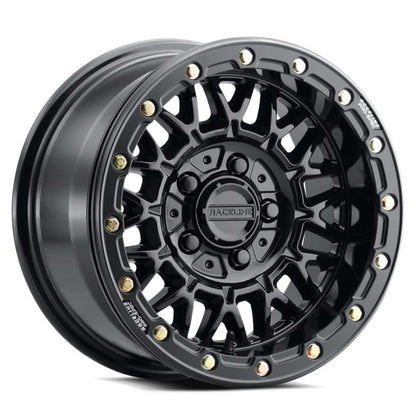 RACELINE A15GB Omega Gloss Black 15x8 Wheel with 5x114.3 Bolt Pattern