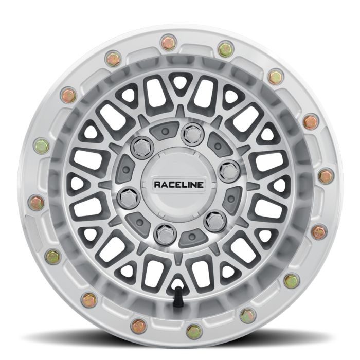 Raceline A15MA Omega Machined 15x10 Wheel with 6x139.7 Bolt Pattern and +25mm Offset