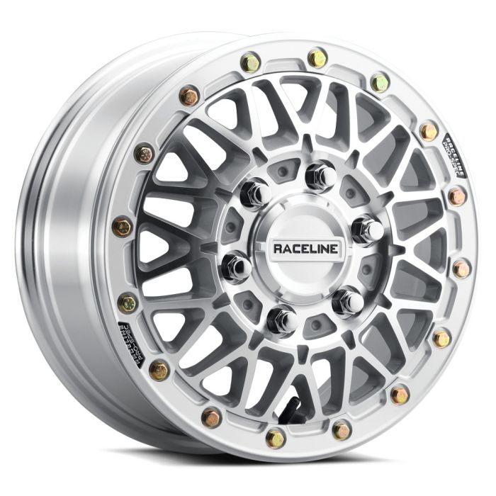 Raceline A15MA Omega Machined 15x6.5 Wheel with 6x139.7 Bolt Pattern and +74mm Offset