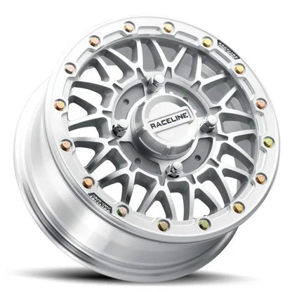 Raceline A15MA Omega Machined 15x7 Wheel with 4x137 Bolt Pattern +38mm Offset by RACELINE