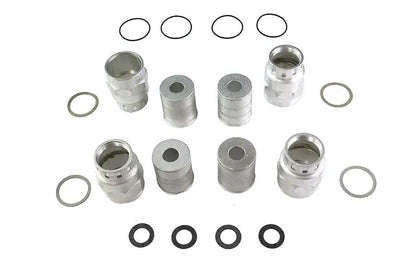 Colony Cadmium Plated Valve Cover Set for Harley Davidson UL (1937-1938) by Colony