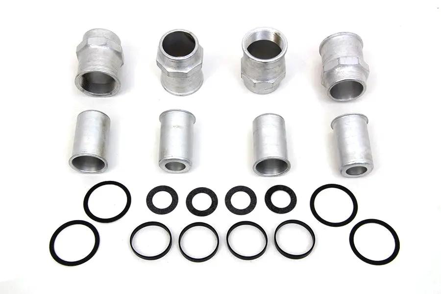 Colony Cadmium Plated Valve Cover Set for 1930 Harley Davidson W and G by Colony