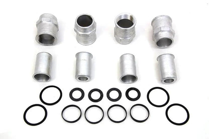 Colony Cadmium Plated Valve Cover Set for 1930 Harley Davidson W and G by Colony
