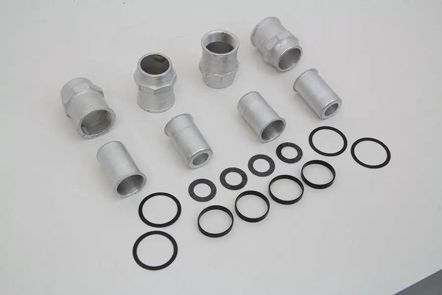 Colony Cadmium Plated Valve Cover Set for 1930 Harley Davidson W and G by Colony
