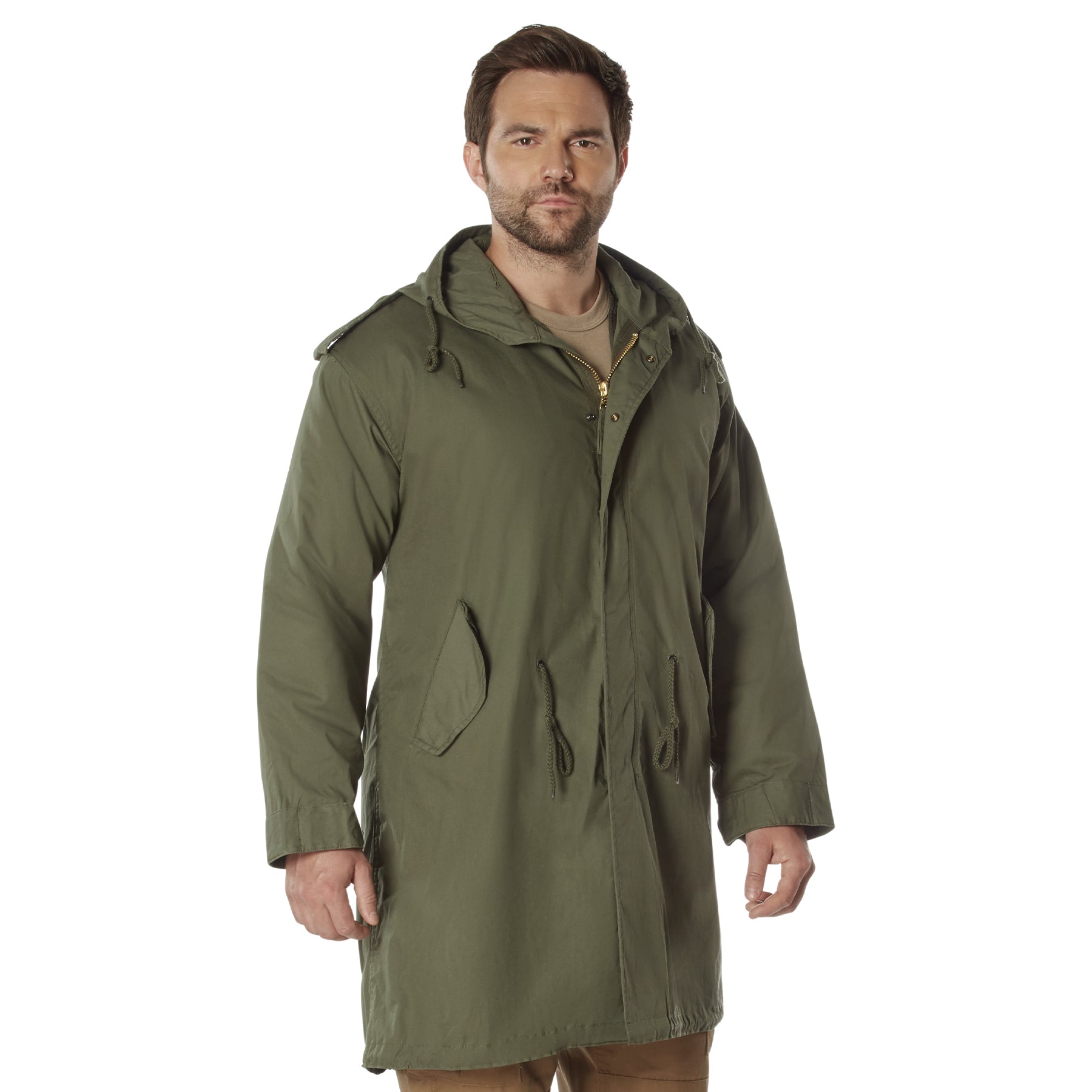 Rothco M-51 Fishtail Parka Olive Drab Size XS - Classic Cold Weather Outerwear