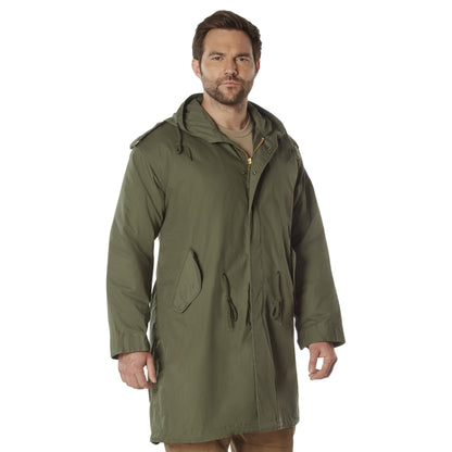 Rothco M-51 Fishtail Parka Olive Drab Size XS - Classic Cold Weather Outerwear