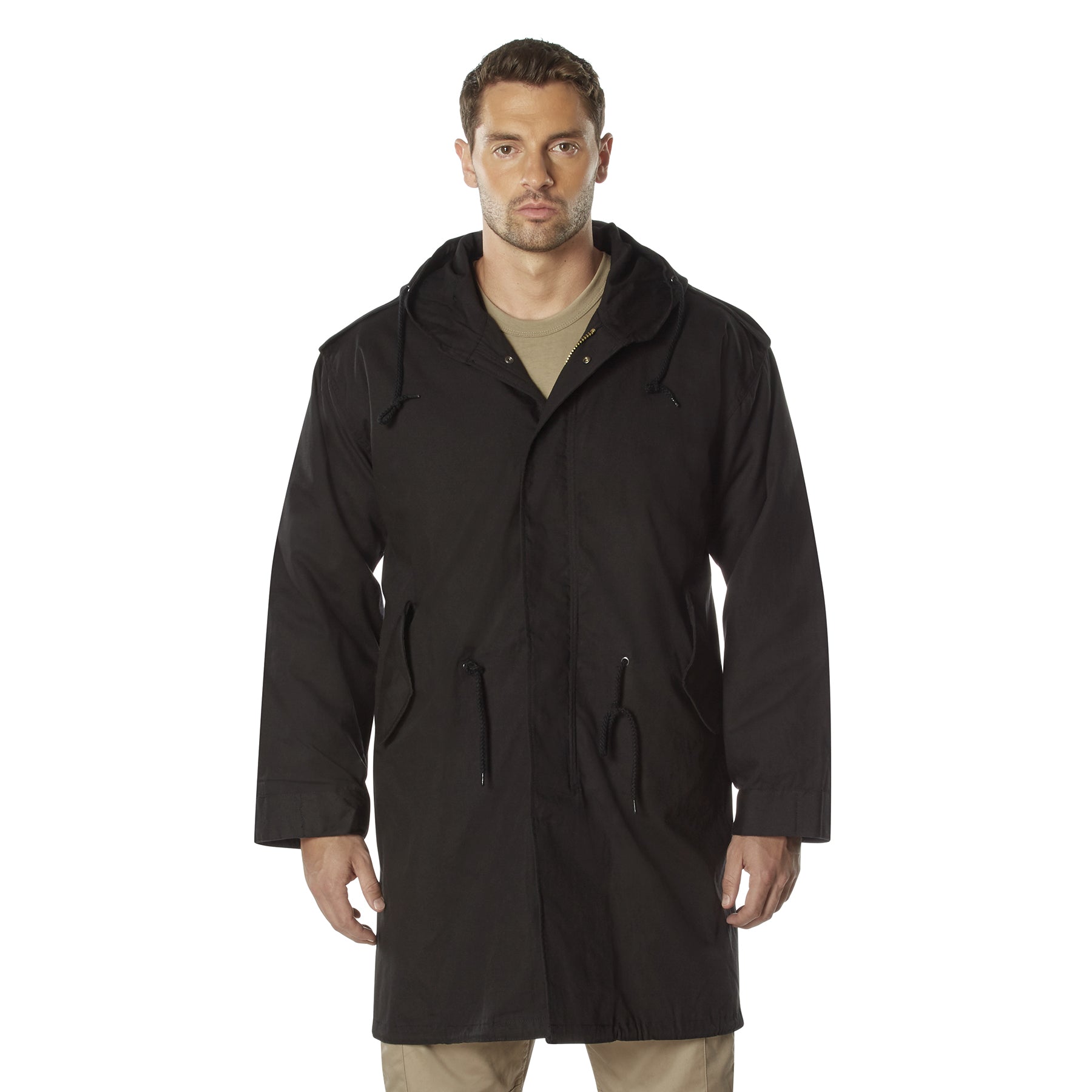 Rothco M-51 Fishtail Parka Black Size M – Durable Cold Weather Outerwear