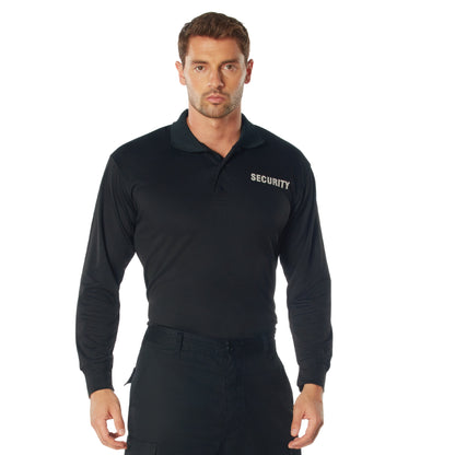Rothco Moisture Wicking Long Sleeve Security Polo Size 3XL