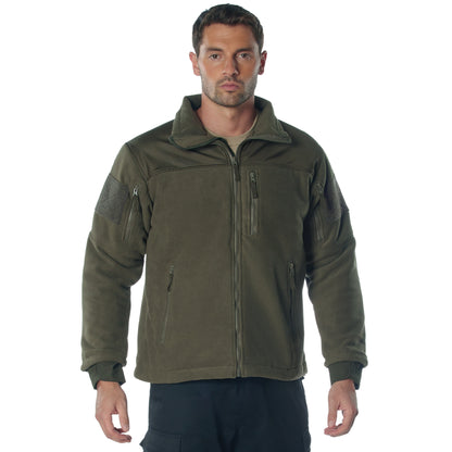 Rothco Spec Ops Tactical Fleece Jacket Olive Drab Size XL – Heavyweight Cold Weather Outerwear