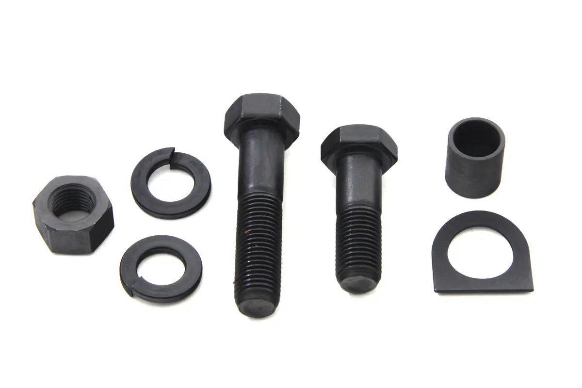Colony Parkerized Starter Crank and Kick Starter Pedal Mounting Kit for Harley Davidson FL (1941-1950) by Colony