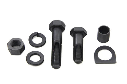 Colony Parkerized Starter Crank and Kick Starter Pedal Mounting Kit for Harley Davidson FL (1941-1950) by Colony