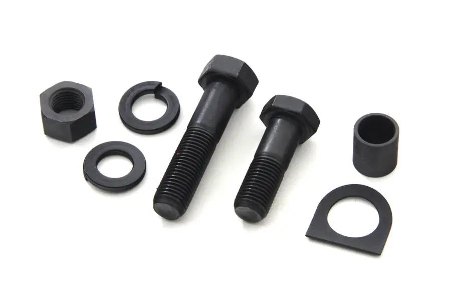 Colony Parkerized Starter Crank and Kick Starter Pedal Mounting Kit for Harley Davidson FL (1941-1950) by Colony