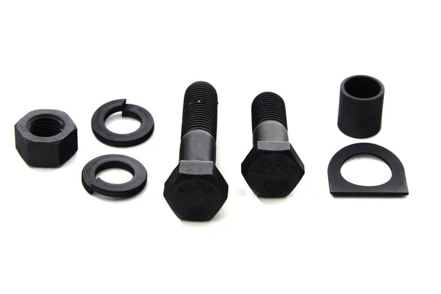 Colony Parkerized Starter Crank and Kick Starter Pedal Mounting Kit for Harley Davidson FL (1941-1950) by Colony