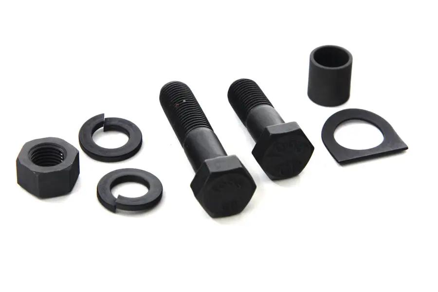 Colony Parkerized Starter Crank and Kick Starter Pedal Mounting Kit for Harley Davidson FL (1941-1950) by Colony