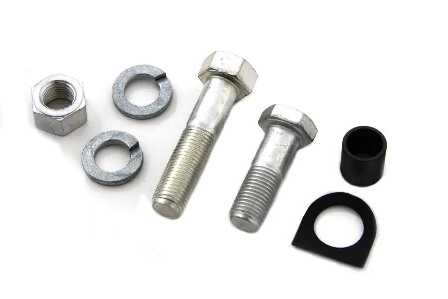 Colony Cadmium Starter Crank and Kick Starter Pedal Mounting Kit for Harley Davidson FL Models by Colony