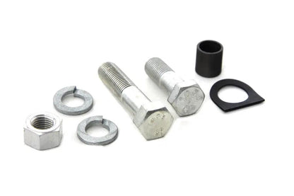 Colony Cadmium Starter Crank and Kick Starter Pedal Mounting Kit for Harley Davidson FL Models by Colony