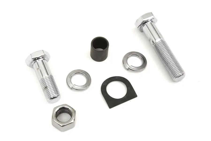 Colony Chrome Starter Crank and Kick Starter Pedal Mounting Kit for Harley Davidson FL Models by Colony