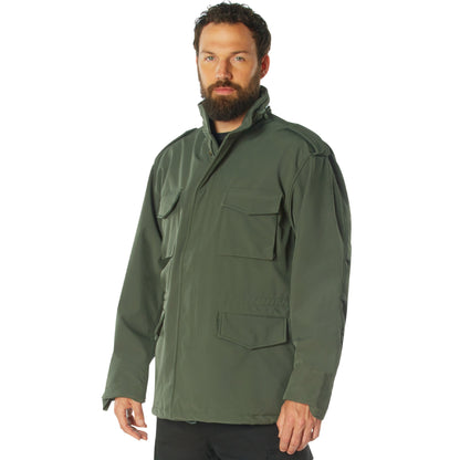 Rothco Soft Shell Tactical M-65 Field Jacket Olive Drab Size M