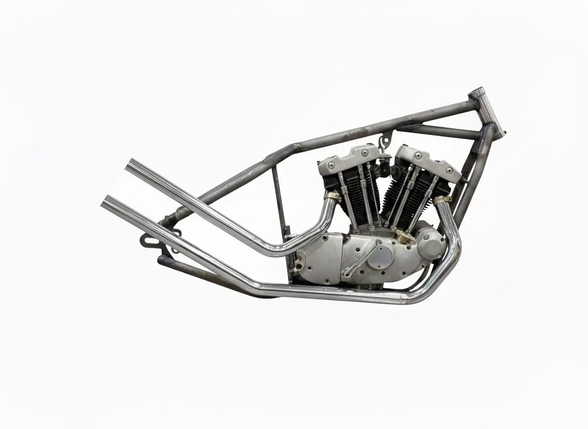 V-Twin Upsweep XL Rigid Header Set for Harley Davidson XL 1957-1966 by V-Twin