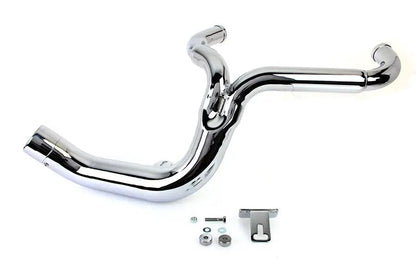 V-Twin FLT 2:1 Lake Style Exhaust System Chrome for Harley Davidson FLT Models by V-Twin