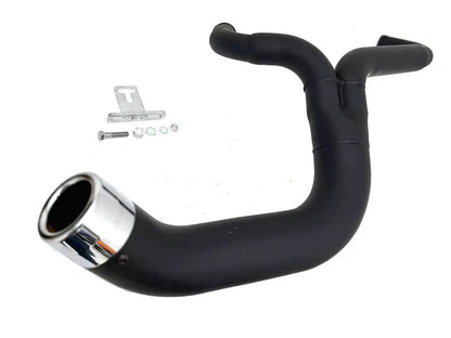 V-Twin FLT 2:1 Lake Style Exhaust System Black - Part #4532 by V-Twin
