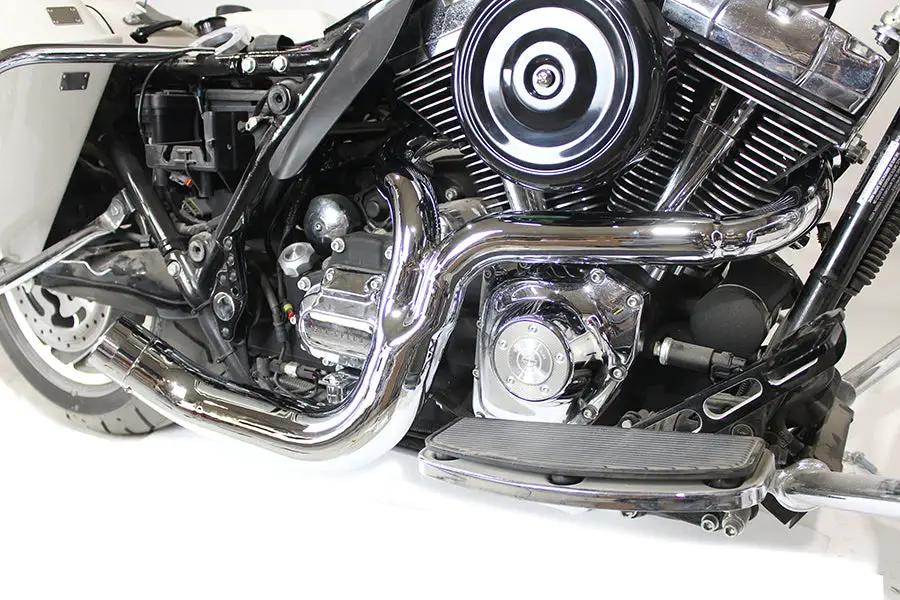 V-Twin FLT 2:1 Lake Style Exhaust System Chrome | Part No. 4529 by V-Twin